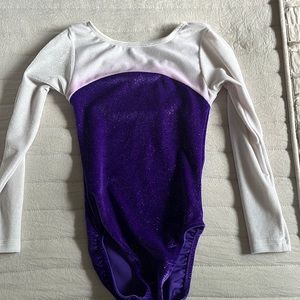 Activewear4u gymnastics leotard. Slight bleeding of purple on top/light wear